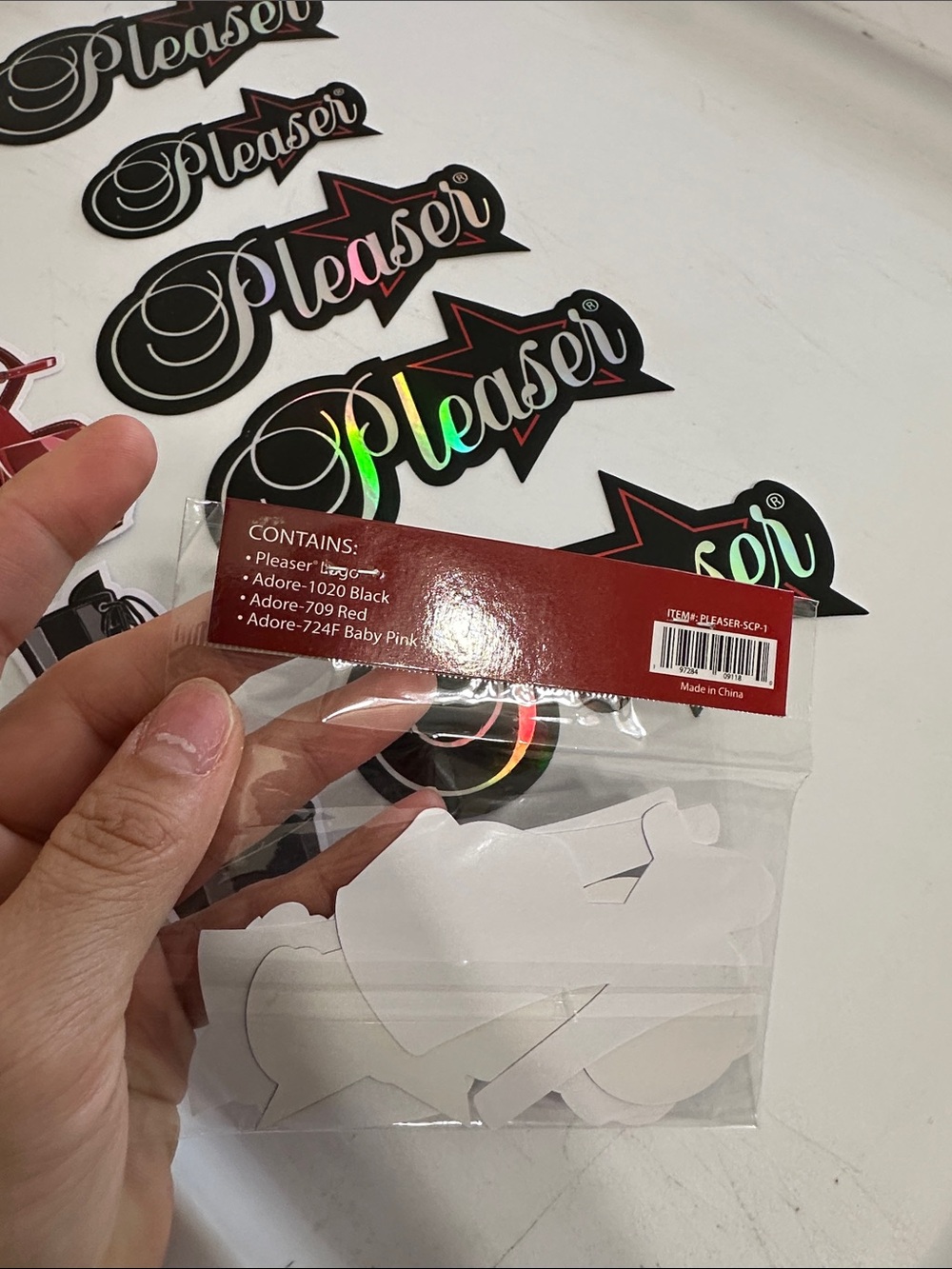 NEW PLEASER Heels Sticker Bundle Lot - Picture 3 of 4